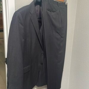 Men’s 46L grey  two piece suit Ermenegildo Zenga